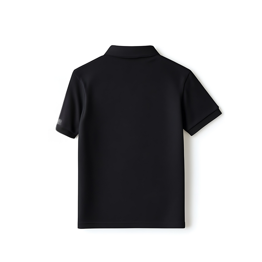 Men’s Black Polo T-Shirt with Nike Logo