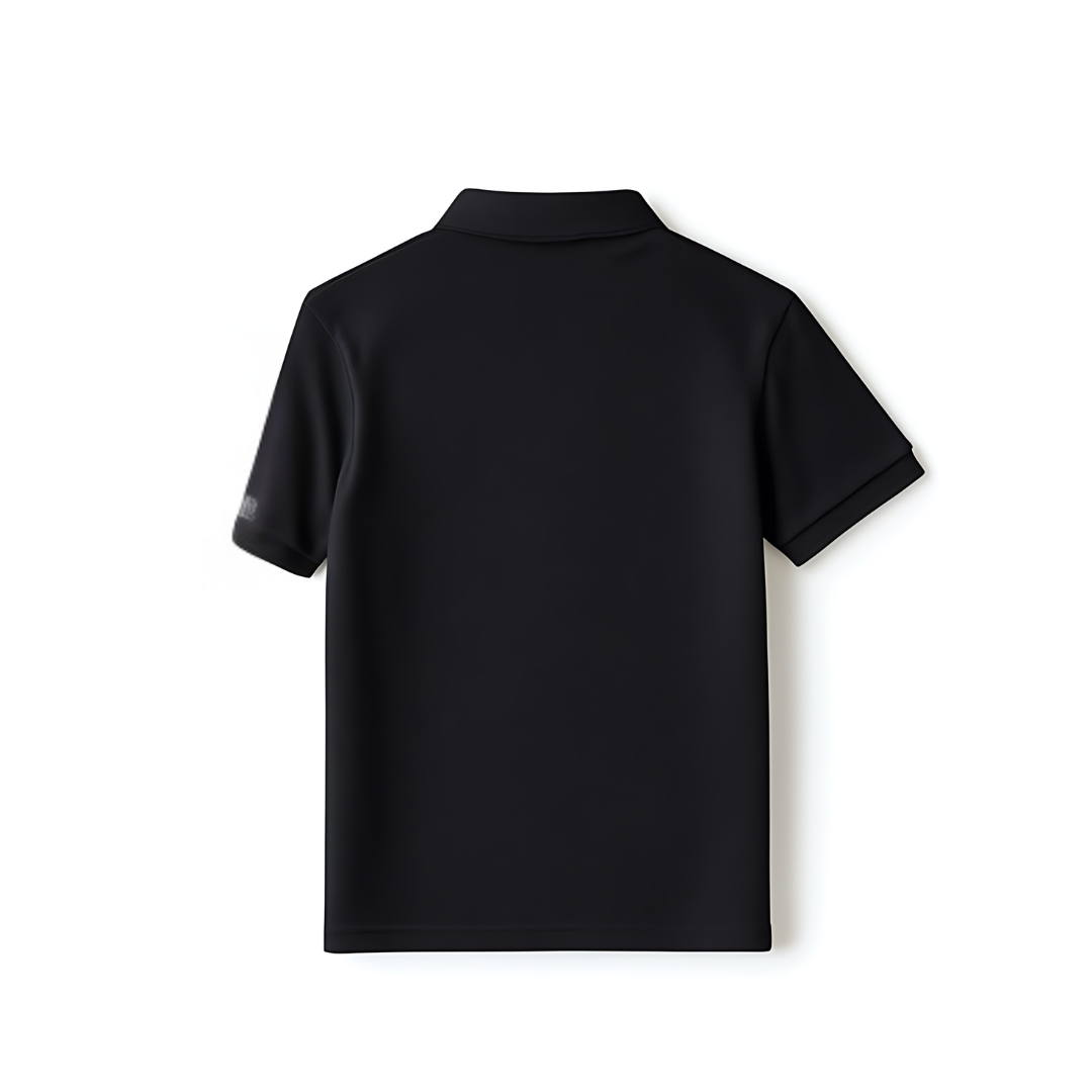 Men’s Black Polo T-Shirt with Nike Logo