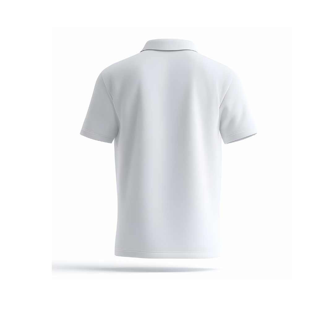 Men’s White Polo T-Shirt with Nike Logo
